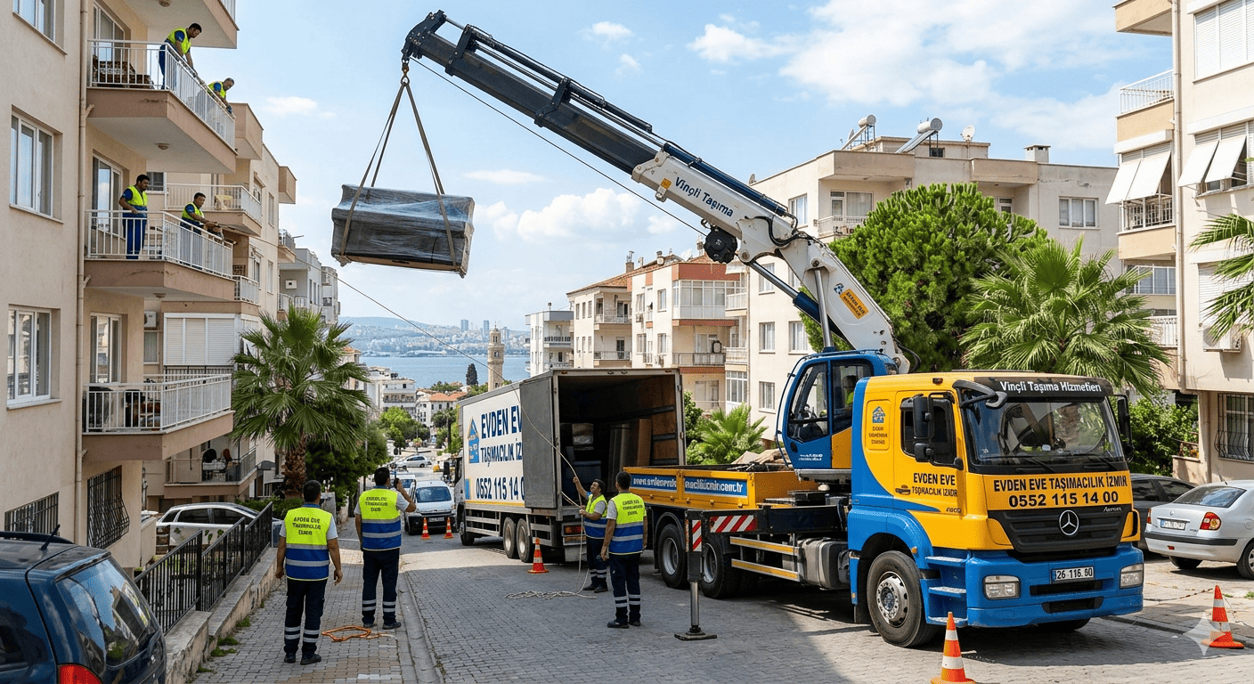 Vinçli Taşıma İzmir hizmetinde kasa, CNC tezgahı ve ağır yük taşımacılığı