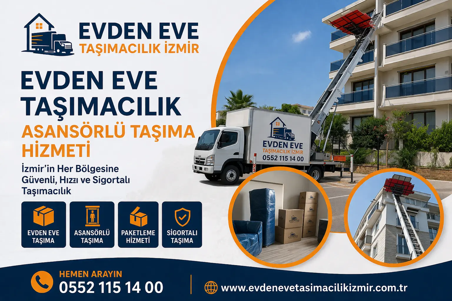 İzmir evden eve nakliyat kendi araç filosu