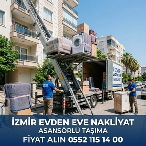 İzmir evden eve nakliyat paketleri, asansörlü ve sigortalı taşıma hizmeti