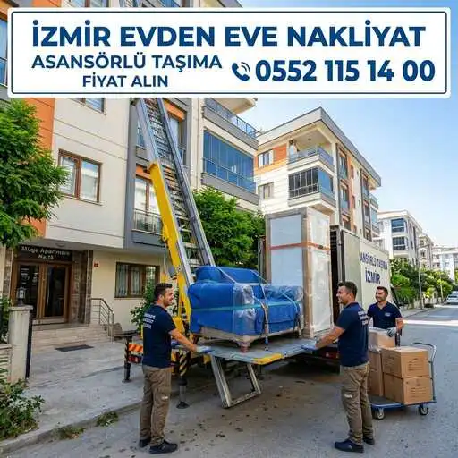 İzmir evden eve nakliyat kendi asansörlerimiz